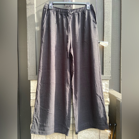 BE COOL Pants - NEW-BE COOL Women's Black Wide Leg Pants